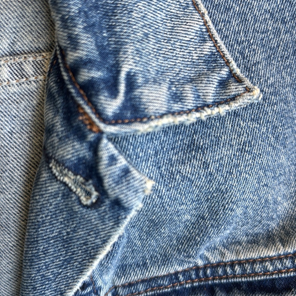 Reformation Blue Denim Jacket - Picture 7 of 7